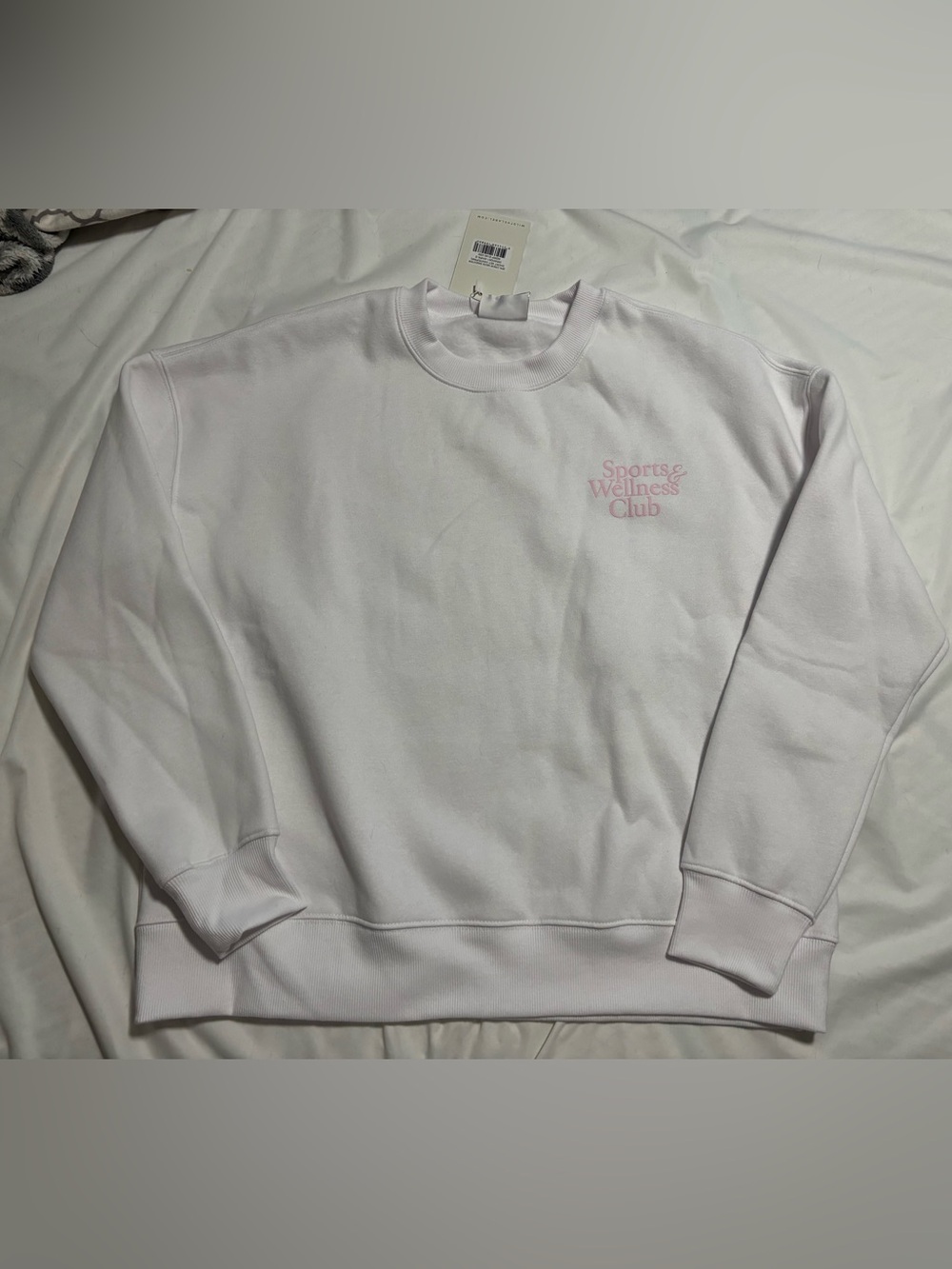 Wilo White Crewneck Sweatshirt
